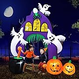 Tangkula 9 FT Tall Halloween Inflatable Castle