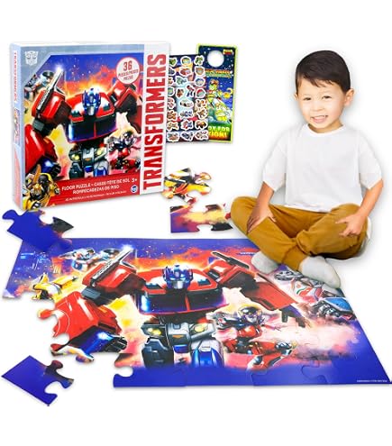 Amazon.com: Transformers Jigsaw Puzzles for Boys - Bundle  Transformers Gift Basket – Toys, Kite, Puzzle & Activity Pack – Boys Gift Set main image 0