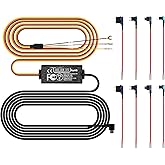 Pelsee Dash Cam Hardwire Kit, Type-C Full Set Hard Wire Kit Fuse, 12V-24V to 5V Dash Camera Car Charger Cable Kit, Low Voltag