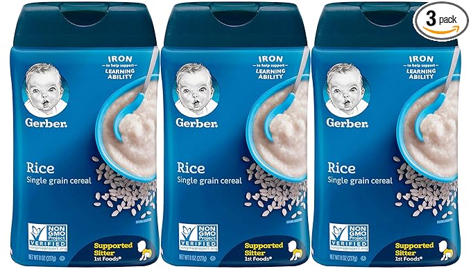 single grain rice baby cereal