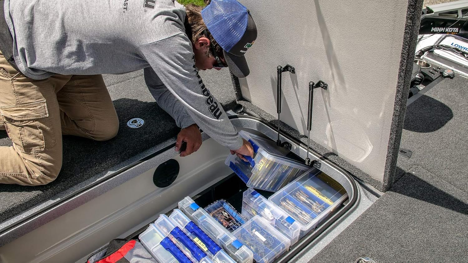 Flambeau Outdoors 4510 Super Half Satchel Soft Bait Organizer Clear, 15x8x6.25-Inch : Fishing Tackle Boxes : Sports & Outdoors