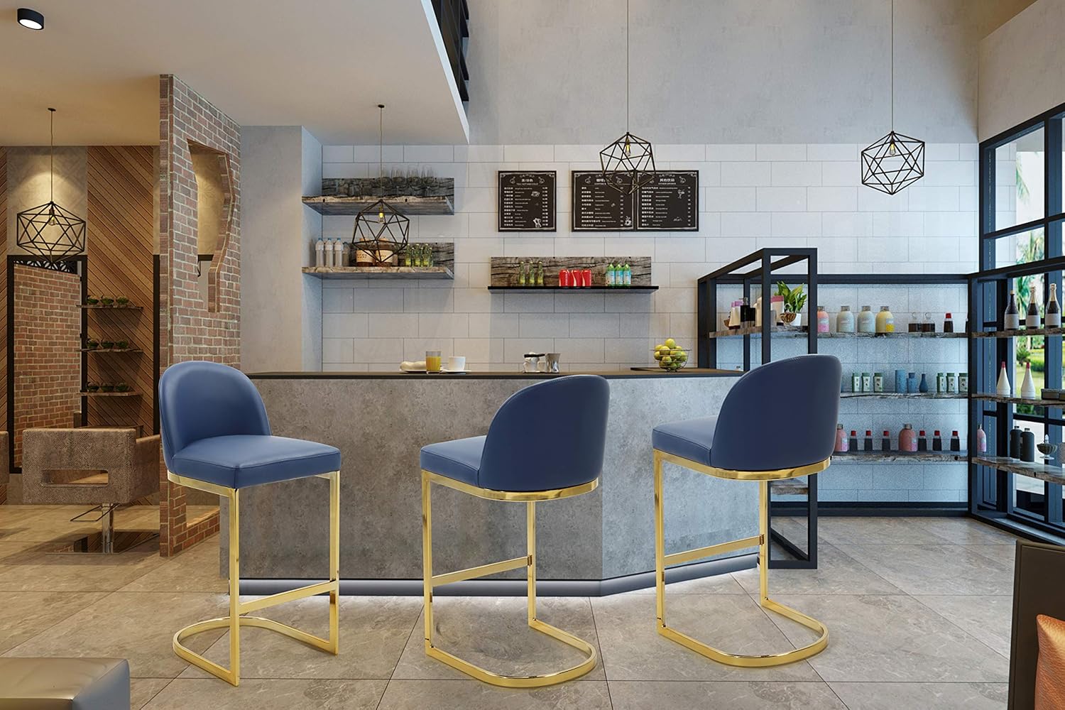 Best U Shaped Dining Room Chair Cushions In Blue