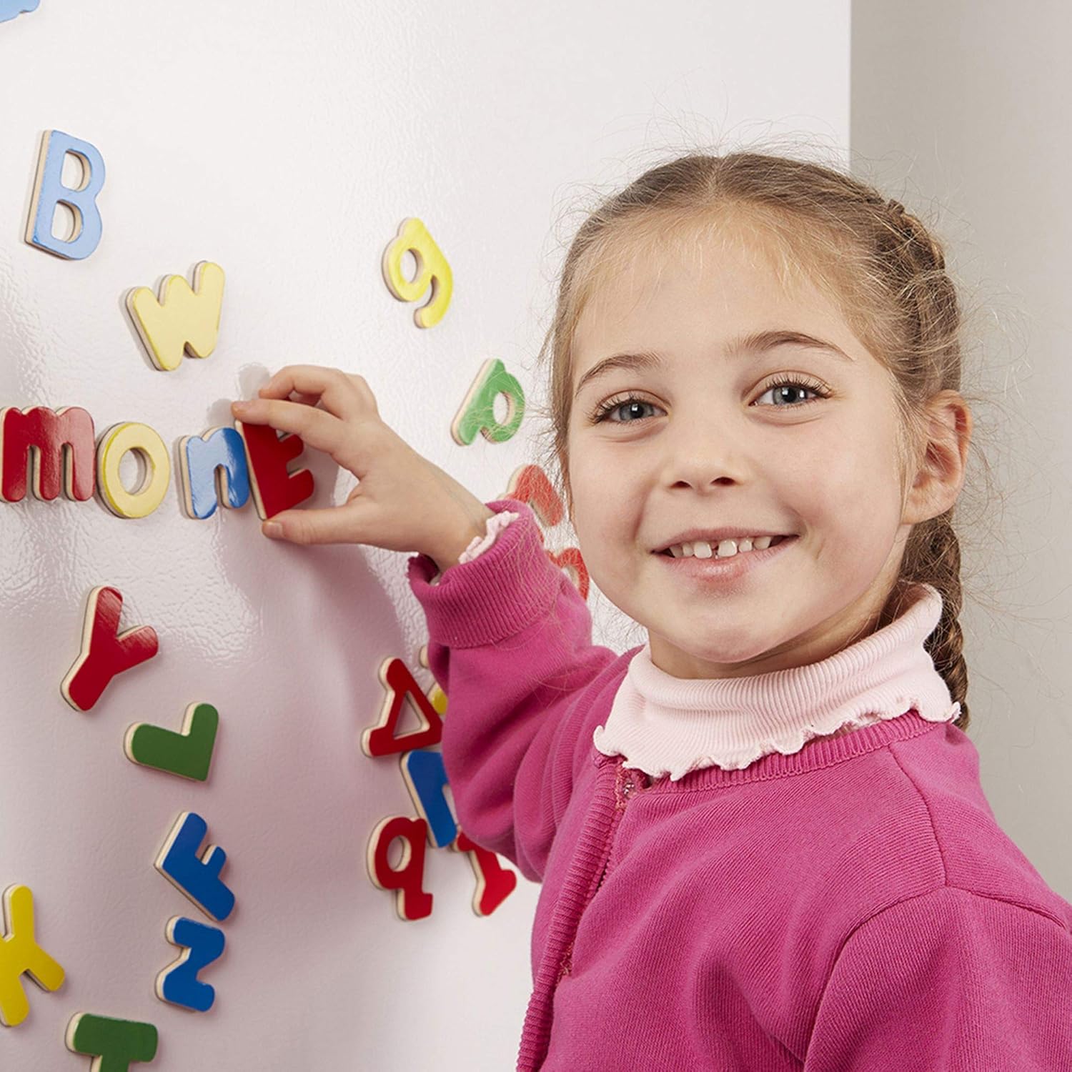 Melissa & Doug Magnetic Wooden Alphabet: Melissa & Doug: Toys & Games