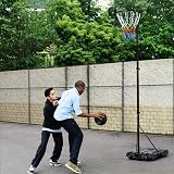 Yaheetech Netball Post Height Adjustable Stand 305 cm Regulation Hoop view 9