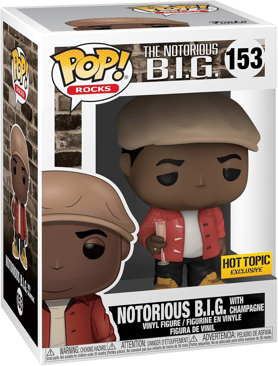 Funko Pop! Rocks The Notorious B.I.G. with Champagne #153, Black - Image 4
