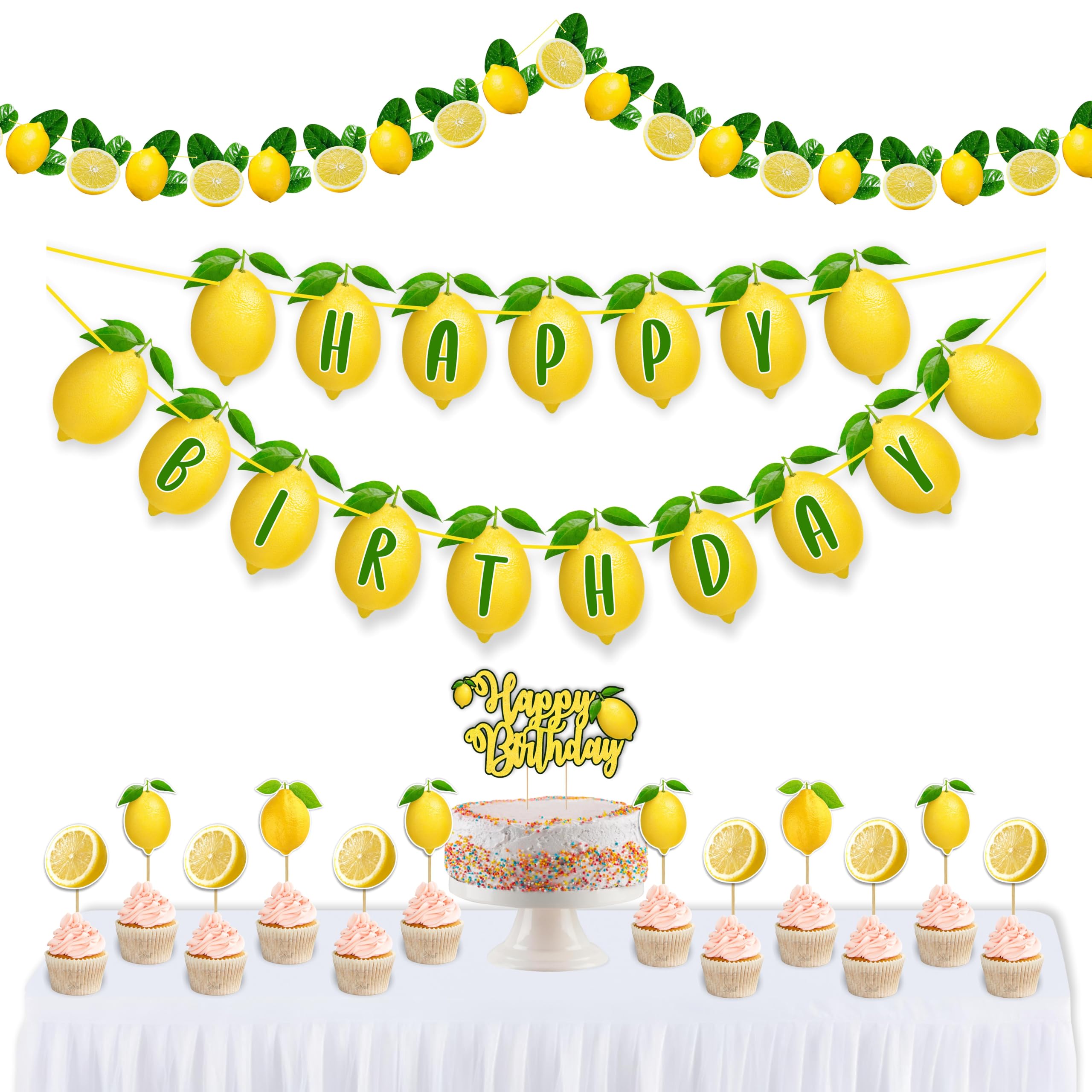 Seyal® Lemon Theme Birthday Party Supplies