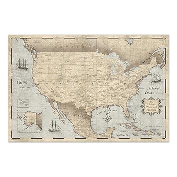 Conquest Maps United States Map Poster Cities States Countries Travel Map Poster Stylish Educational Usa Map Matte Poster Paper Rustic Vintage Conquest Maps United States Map Poster Cities States Countries Travel Map Poster Stylish Educational Usa Map Matte Poster Paper Rustic Vintage