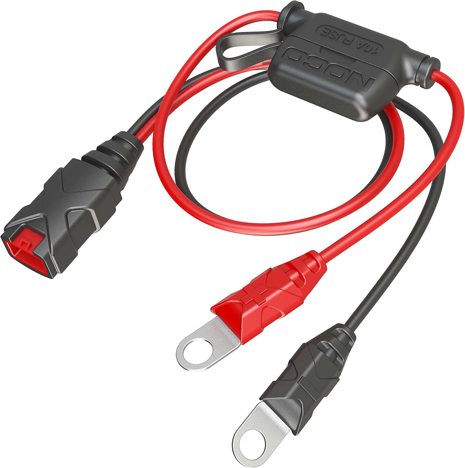 NOCO GC002 X-Connect M6 Eyelet Terminal Accessory For NOCO Genius Smart Battery Chargers,Black/Red: Automotive