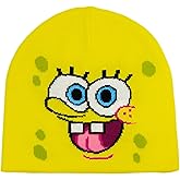 Popfunk Official Spongebob Character Face Adult Knit Beanie - Unisex for Men and Women, Yellow