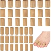 Toe Sleeve Protectors Toe Cushion Tube Soft Gel Corn Pads Protectors, 42PCS Toe Spacers for Bunion, Hammer Toe, Cushions Corns, Blisters, Calluses on Toes, Fingers, Feet, YEAJOIN (5 Size)