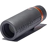 Maven CM.1 8x32mm Monocular | Compact, Waterproof, 8X Magnification, Fully Multi-Coated Optics, Grey/Orange Design, Lightweight & Portable for Hiking, Birdwatching & Outdoor Use
