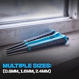 OX Tools OX Pro Nail Punch 3 Pack 0.8mm 1.6mm 2.4mm Forged Steel view 7