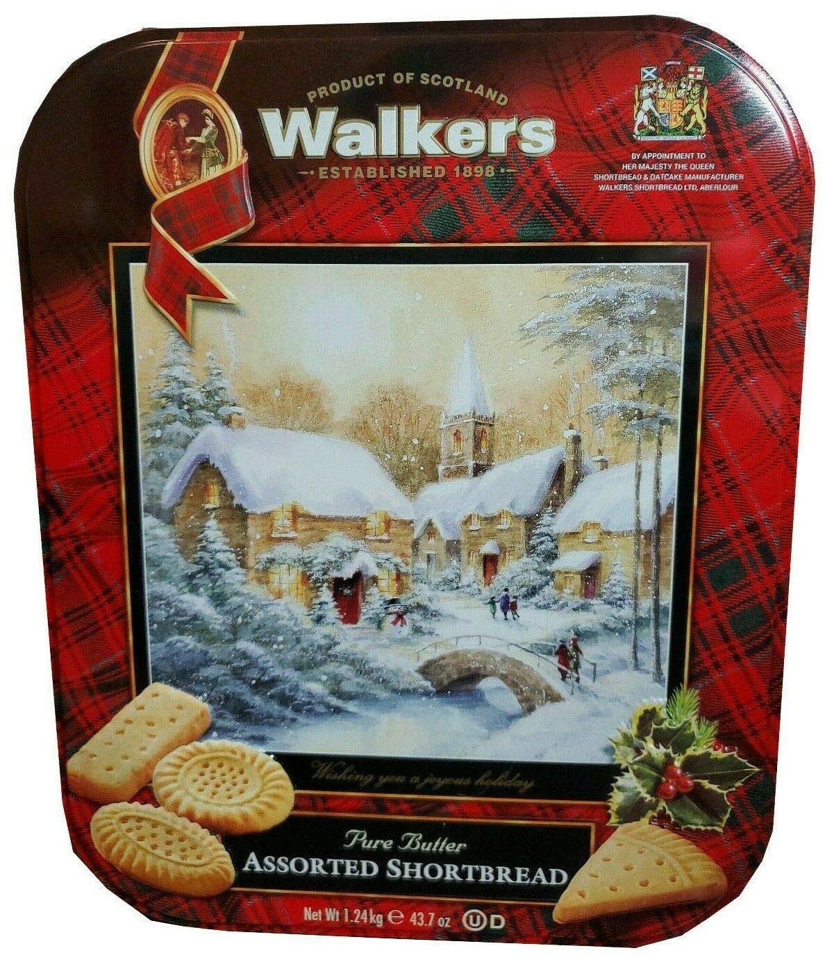 Walkers Premium Shortbread Selection Gift Tin (2.73 Pounds)