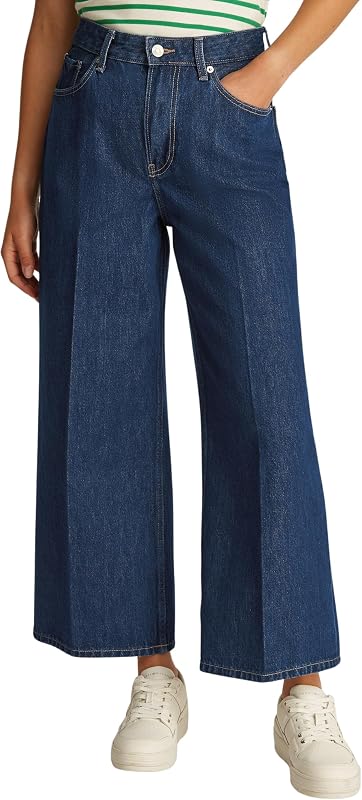 Damen Jeans Hose Wide Leg Ace High Waist, Blau (Ace), 26W/32L — Foto 2 von 6