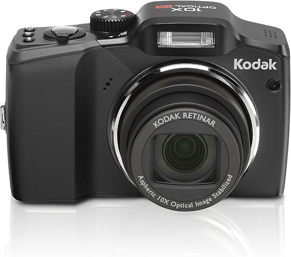 Kodak Easyshare ZD15 10MP Digital Camera with 10x Optical Image Stabilized Zoom with 2 5 inch LCD Black