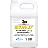 Farnam Broncoe Equine Fly Spray w/Citronella Scent for Horses & Dogs 128 ounces