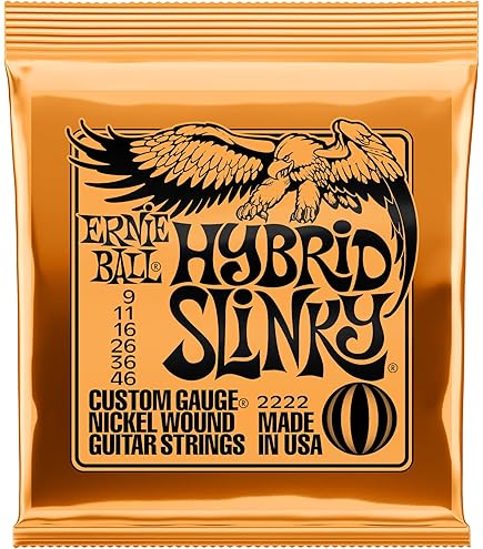 Amazon.com: Ernie Ball 2222 Hybrid Slinky 9-46 (6 Pack Bundle