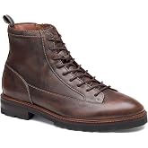 Johnston &amp; Murphy Men's Britton Lace-to-Toe Boot, Dark Brown Bomber Leather, 10 M