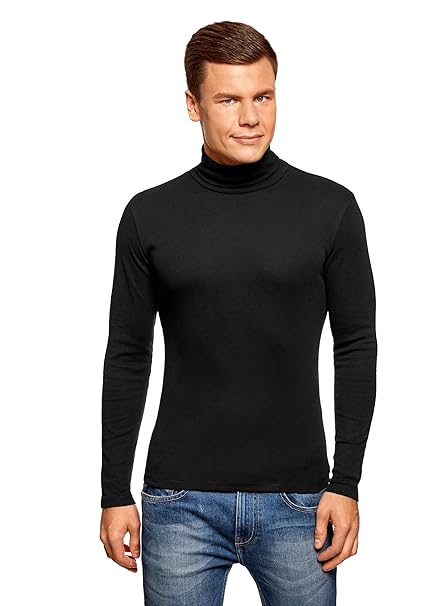 oodji Ultra Herren Rollkragenpullover Basic (2er-Pack)