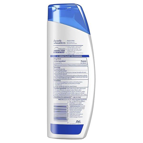 HEAD AND SHOULDERS CLASSIC CLEAN ANTI-DANDRUFF SHAMPOO 8.45 FL OZ