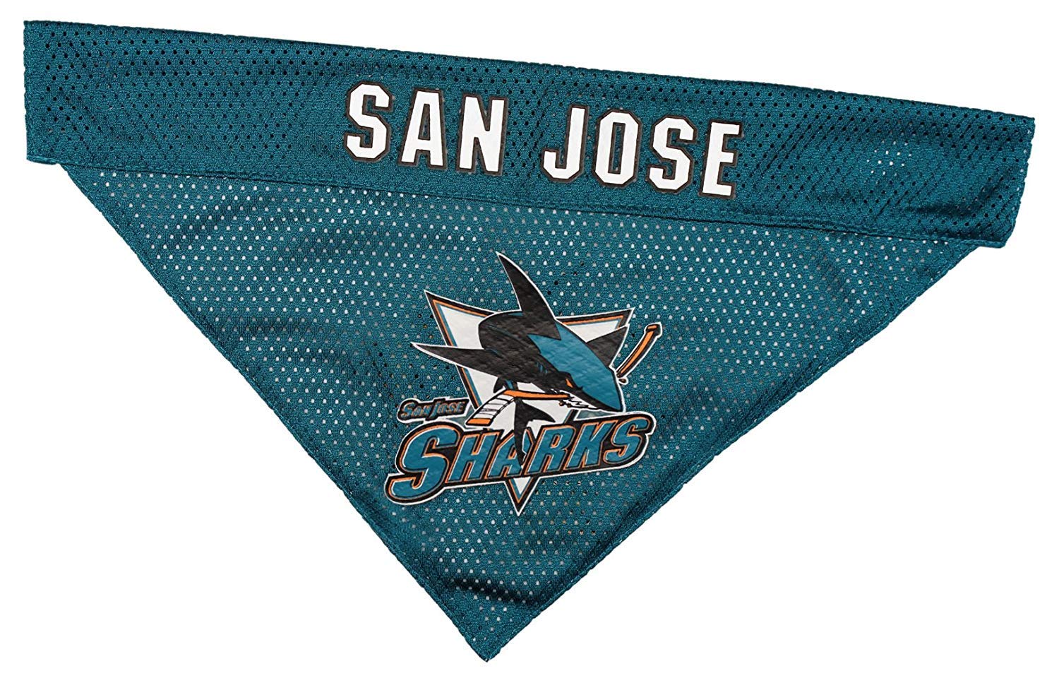 Pets First NHL San Jose Sharks Bandana for Dogs & Cats, Large/X-Large. - Cute & Stylish Bandana! The Perfect Hockey Fan Scarf Bandana, Great for Birthdays Or Any Party!