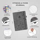 Clever Fox Fitness & Food Journal – Nutrition & Workout Planner – A5 Hardcover view 2