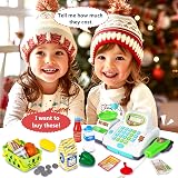 HERSITY Childs Till Cash Register with Scanner Microphone 31cm Play Set view 6