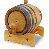 Red Head Barrels 2L Distillery Grade Charred Oak Aging Barrel for Whiskey, Rum &amp; Wine