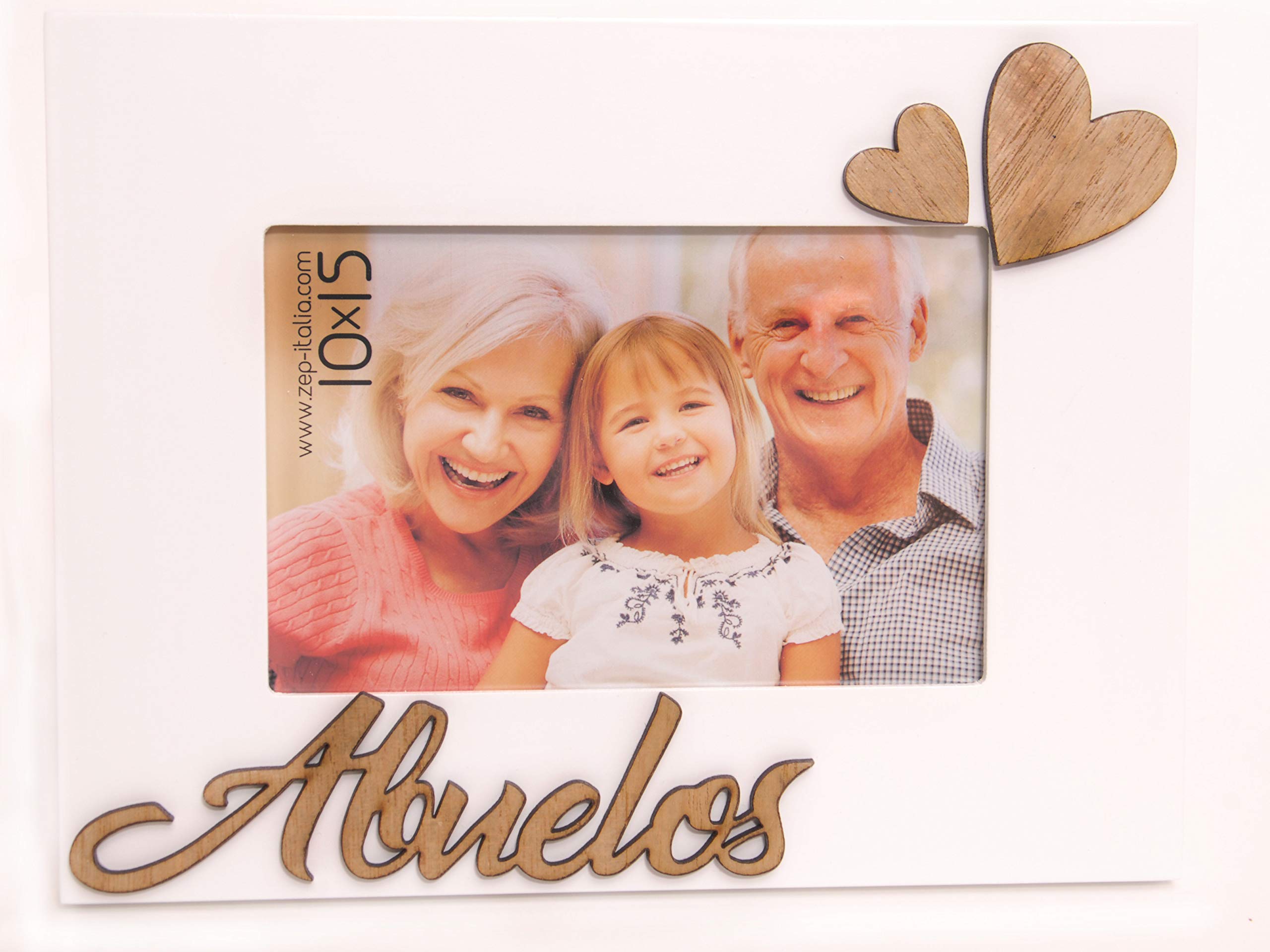 Zep MN465ES Abuelos Wooden Frame, White