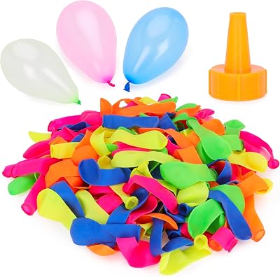 Toyland Water Balloons Pack of 200 with Water Filler Outdoor Summer Toys
