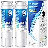 ICEPURE UKF8001 Replacement for Whirlpool Filter 4, Everydrop EDR4RXD1, FMM-2 Maytag UKF8001AXX-200 9084 4396395 MPF15090 WF-