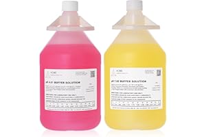 Acme Analytical Solutions pH 4 and 7 Buffer Solutions, 2 Gallons Total, pH Meter Calibration Solution, NIST Traceable Reference Standards, Designed for All pH Meters, 2 x 3.8 Liters, pH Buffer Combo