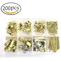 UKCOCO 10 Set Gancio Per Binario Per Quadri Kit Per Appendere Quadri Con Filo Kit Per - Foto 10