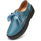 BEAUSEEN Women's Vegan Leather Platform Chunky Loafers Clssic Penny Loafers Slip On Comfort Business Work Office Dress Walking Shoes