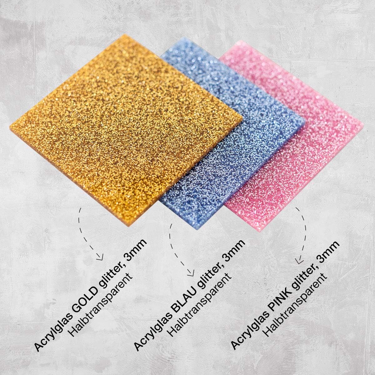 Dankeskarte Cake Topper Rings for Wedding Cake Acrylic Glass Gold