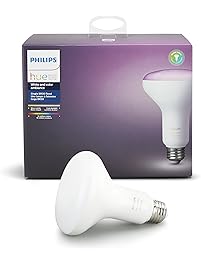 Philips Hue White and Color Ambiance 3rd Generation BR30 60W Equivalent Dimmable LED Smart Flood Light (Newest Model, Compatible with Amazon Alexa, Apple HomeKit, and Google Assistant)