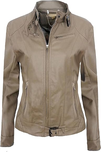 faux leather jacket womens uk