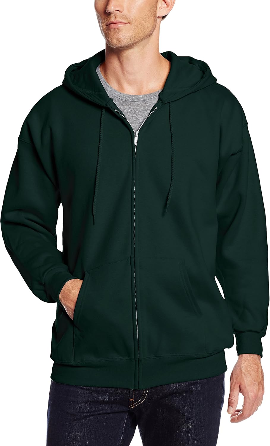 Hanes Men's Full Zip Ultimate Heavyweight Fleece Hoodie