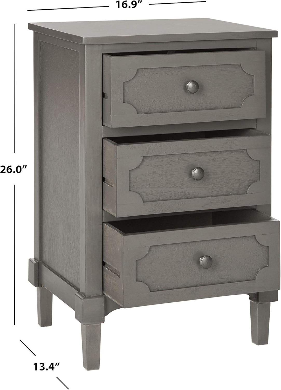 Safavieh American Homes Collection Rosaleen Grey Side Chest: Home & Kitchen