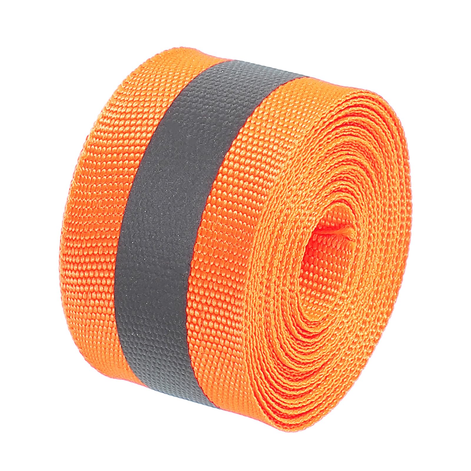 PATIKIL Reflective Tape Strip, 1" x 10FT High Visibility Reflective Strip Sew-on Reflective Tape DIY Safety Fabric Webbing for Bags Clothes Raincoats, Orange-red