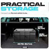 FORTEM Car Boot Organiser Storage 600D Oxford Non-Slip Base Collapsible 45L view 4