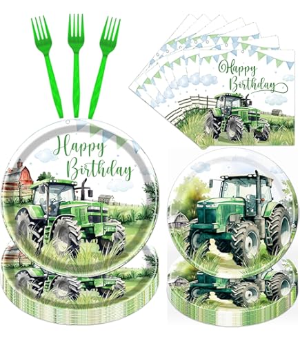 8 Stück Traktor-Papierbecher 266 Ml – Bunt, Für Kindergeburtstage & Partys