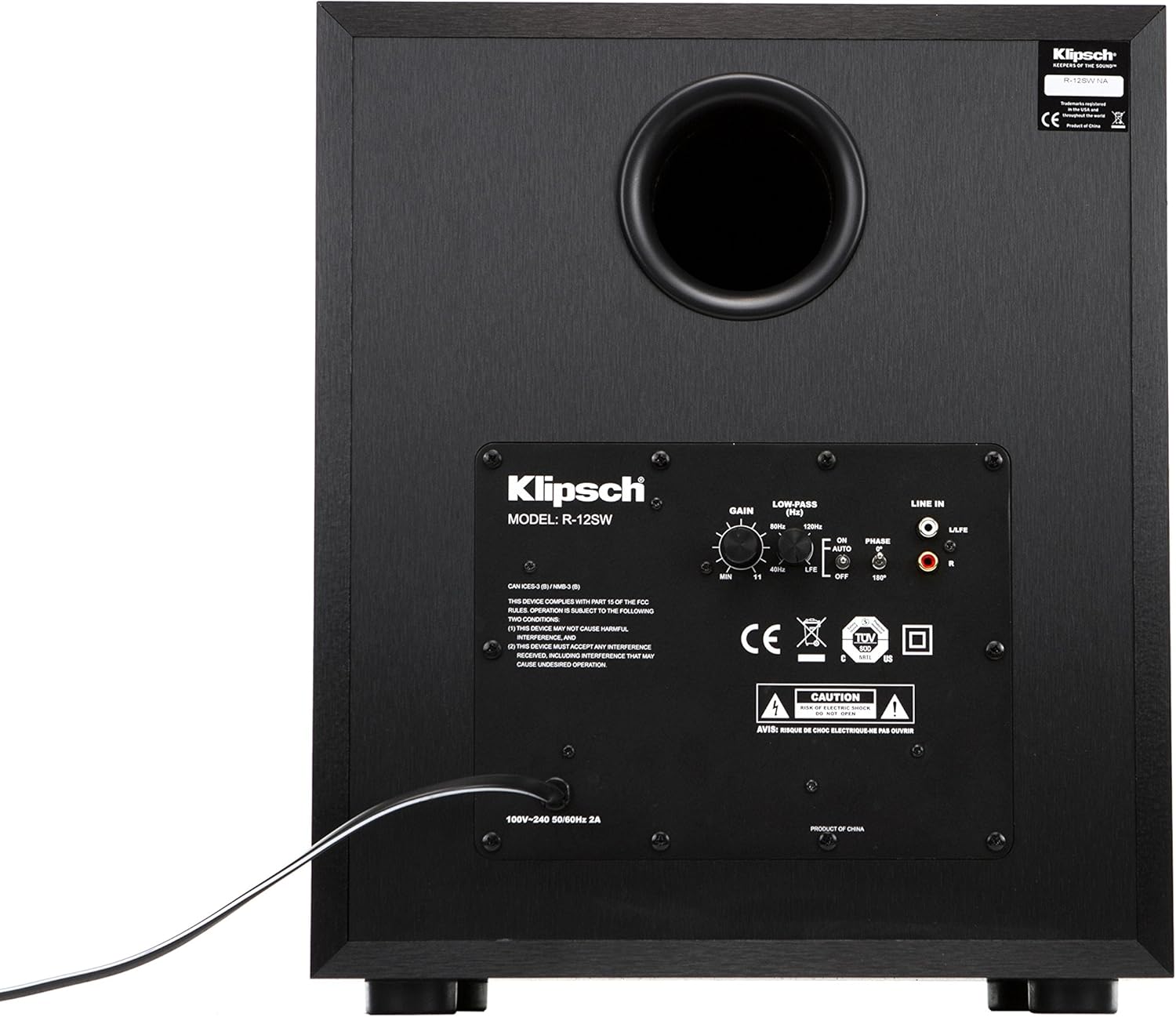 subwoofer klipsch 12