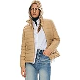 Orolay Women's Lightweight Packable Down Jacket Quilted Puffer Coat with Stand Collar