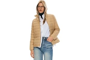 Orolay Women's Lightweight Packable Down Jacket Quilted Puffer Coat with Stand Collar
