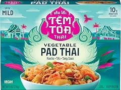 Tem Toa Vegetable Pad Thai, Made From Scratch, No Artificial Ingredients, Restaurant-quality Frozen Thai Meals , Vegan