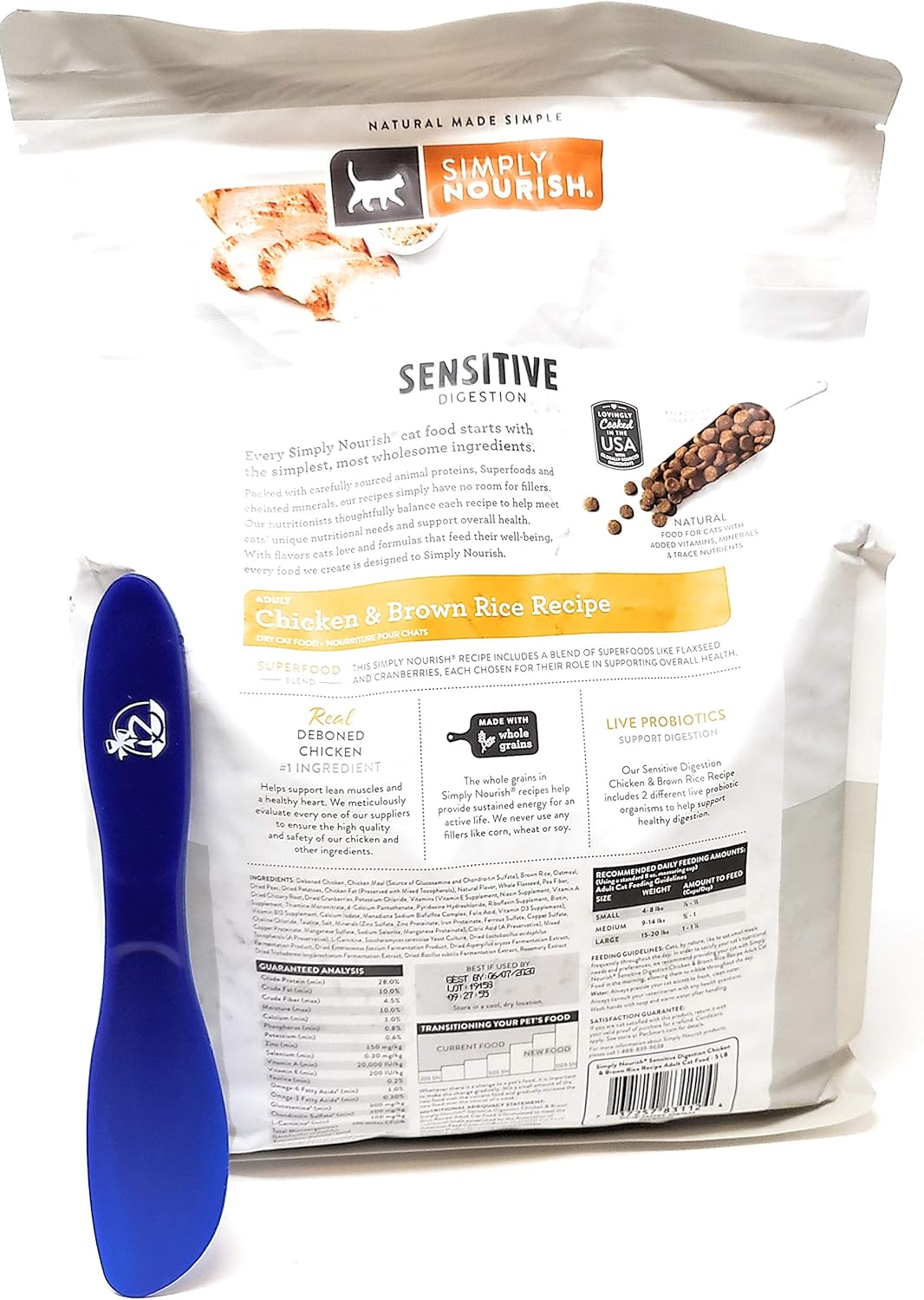 simply nourish chicken and rice cat food