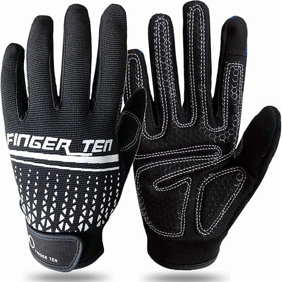 Workout Gloves Full Finger Men Women Touchscreen Gel Padded AntiSlip
