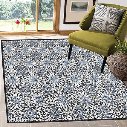 tapete de piso para ninos estilo retro