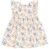 Bluey Cotton Gauze Matching Family Outfits Dress & Button Down Shirt & Shorts Infant to Little Kid Sizes (12 Months - 7-8)
